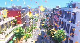 Screenshots from the 2016 Illumination Entertainment cartoon Sing