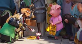 Screenshots from the 2016 Illumination Entertainment cartoon Sing