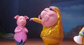 Screenshots from the 2016 Illumination Entertainment cartoon Sing