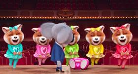 Screenshots from the 2016 Illumination Entertainment cartoon Sing