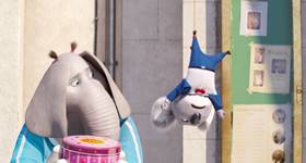 Screenshots from the 2016 Illumination Entertainment cartoon Sing