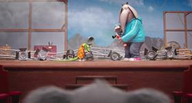 Screenshots from the 2016 Illumination Entertainment cartoon Sing