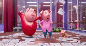 Screenshots from the 2016 Illumination Entertainment cartoon Sing