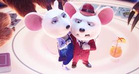 Screenshots from the 2016 Illumination Entertainment cartoon Sing