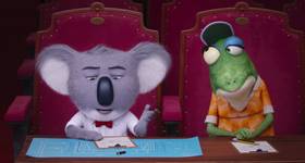 Screenshots from the 2016 Illumination Entertainment cartoon Sing