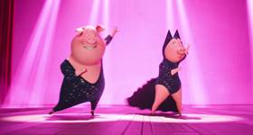 Screenshots from the 2016 Illumination Entertainment cartoon Sing