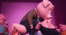 Screenshots from the 2016 Illumination Entertainment cartoon Sing