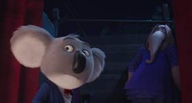 Screenshots from the 2016 Illumination Entertainment cartoon Sing