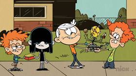 Screenshots from the 2017 Nickelodeon cartoon Back in Black