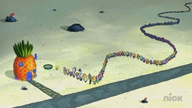 Screenshots from the 2017 United Plankton Pictures cartoon Burst Your Bubble