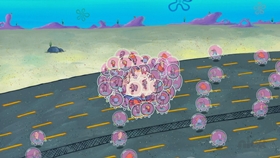 Screenshots from the 2017 United Plankton Pictures cartoon Burst Your Bubble