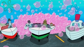 Screenshots from the 2017 United Plankton Pictures cartoon Burst Your Bubble