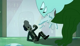 Screenshots from the 2018 Frederator Studios cartoon Welcome to Doozy