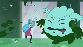 Screenshots from the 2018 Frederator Studios cartoon Welcome to Doozy