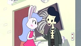 Screenshots from the 2018 Frederator Studios cartoon Welcome to Doozy