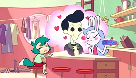 Screenshots from the 2018 Frederator Studios cartoon Welcome to Doozy