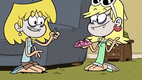 Screenshots from the 2018 Nickelodeon cartoon Fandom Pains