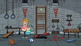 Screenshots from the 2018 Nickelodeon cartoon Fandom Pains