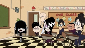 Screenshots from the 2018 Nickelodeon cartoon Fandom Pains