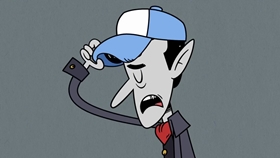 Screenshots from the 2018 Nickelodeon cartoon Fandom Pains