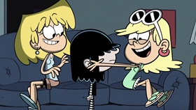 Screenshots from the 2018 Nickelodeon cartoon Fandom Pains