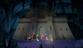 Screenshots from the 2018 Odd Bot Animation cartoon Sir Kermit the Brave