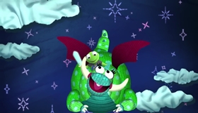 Screenshots from the 2018 Odd Bot Animation cartoon Sir Kermit the Brave