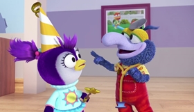 Screenshots from the 2018 Odd Bot Animation cartoon Sir Kermit the Brave