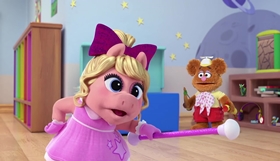 Screenshots from the 2018 Odd Bot Animation cartoon Sir Kermit the Brave