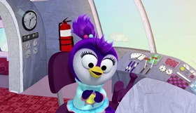 Screenshots from the 2018 Odd Bot Animation cartoon Animal Fly Airplane