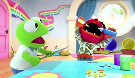 Screenshots from the 2018 Odd Bot Animation cartoon Animal Fly Airplane