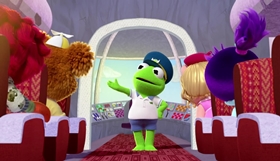 Screenshots from the 2018 Odd Bot Animation cartoon Animal Fly Airplane