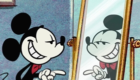 Screenshots from the 2018 Disney Television Animation cartoon Dumb Luck