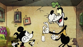 Screenshots from the 2018 Disney Television Animation cartoon Dumb Luck