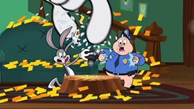 Screenshots from the 2018 Warner Bros. Television cartoon Gorky Pork