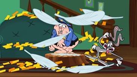 Screenshots from the 2018 Warner Bros. Television cartoon Gorky Pork