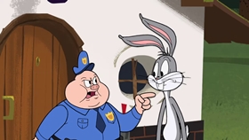 Screenshots from the 2018 Warner Bros. Television cartoon Gorky Pork