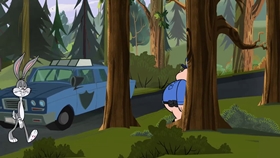 Screenshots from the 2018 Warner Bros. Television cartoon Gorky Pork