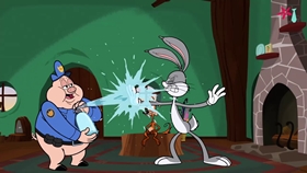 Screenshots from the 2018 Warner Bros. Television cartoon Gorky Pork