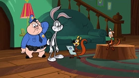 Screenshots from the 2018 Warner Bros. Television cartoon Gorky Pork