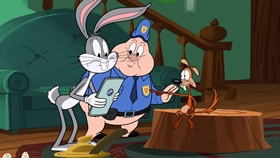 Screenshots from the 2018 Warner Bros. Television cartoon Gorky Pork