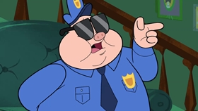 Screenshots from the 2018 Warner Bros. Television cartoon Gorky Pork