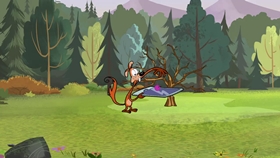 Screenshots from the 2018 Warner Bros. Television cartoon Gorky Pork