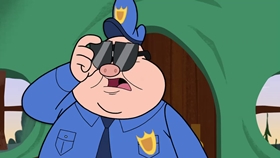 Screenshots from the 2018 Warner Bros. Television cartoon Gorky Pork