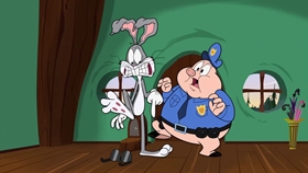 Screenshots from the 2018 Warner Bros. Television cartoon Gorky Pork