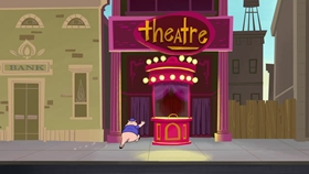 Screenshots from the 2018 Warner Bros. Television cartoon Porky