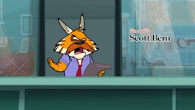 Screenshots from the 2018 Warner Bros. Television cartoon Porky