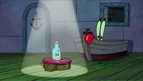 Screenshots from the 2018 United Plankton Pictures cartoon Plankton Paranoia