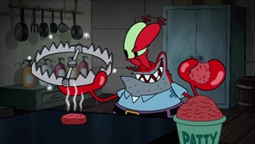 Screenshots from the 2018 United Plankton Pictures cartoon Plankton Paranoia