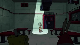 Screenshots from the 2018 United Plankton Pictures cartoon Plankton Paranoia